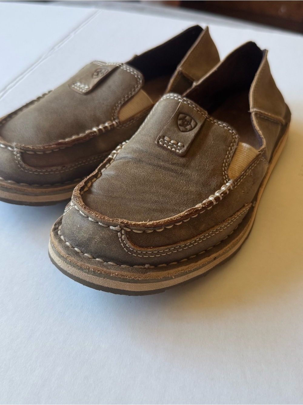 Ariat Brown Slip-On Moccasin Loafers